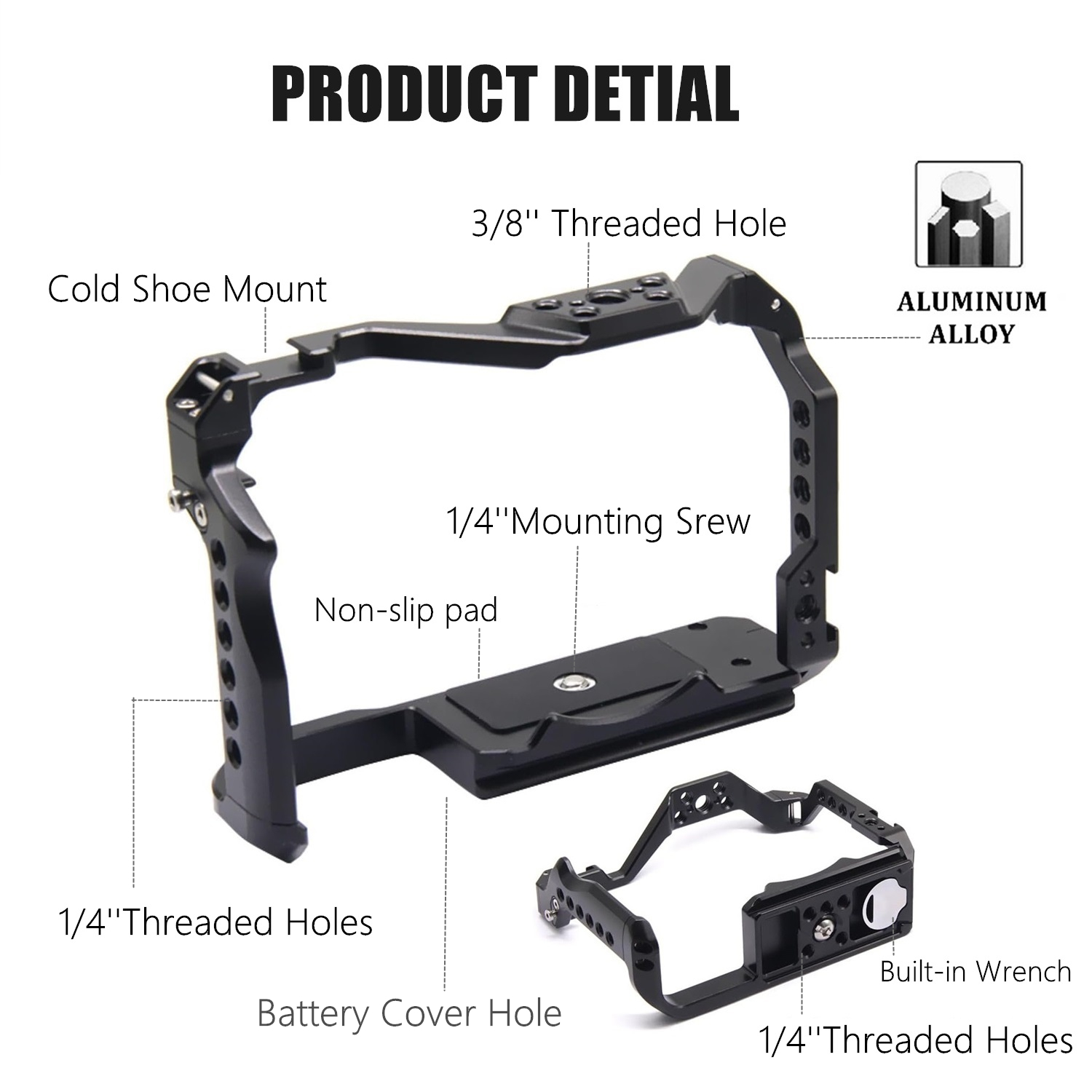Protective Frame Camera Cage f - đánh giá và giá Canon Camera Eos R8