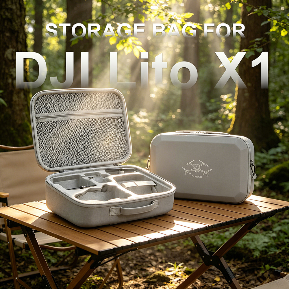 XFJI PU Leather Hard Shell Sho - đánh giá và giá Drone Hard Shell Case