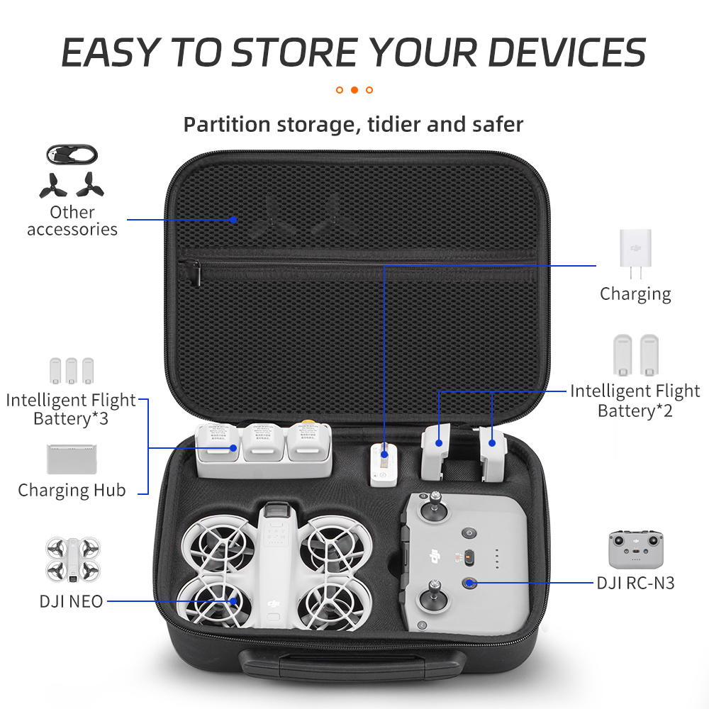 XFJI Carrying Case Compatible  - đánh giá và giá Drone Carrying Case